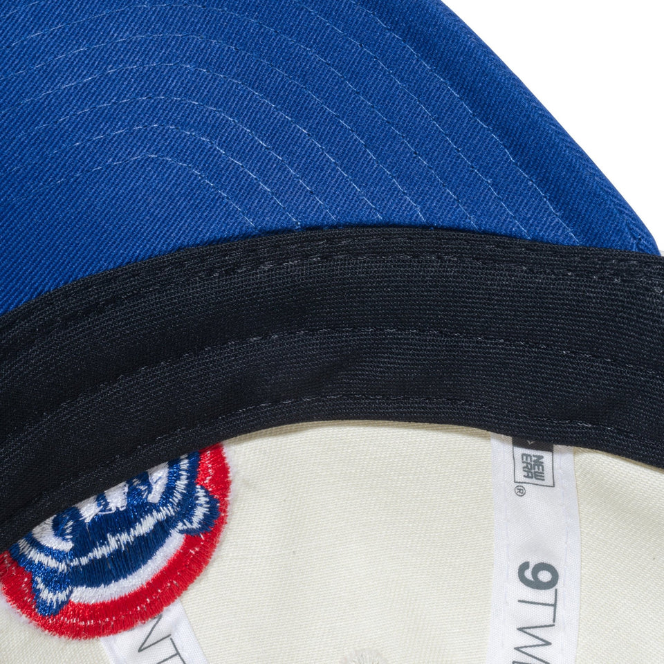 Child 9TWENTY MLB 2-Tone シカゴ・カブス クロームホワイト ライトネイビーバイザー - 13763042-CHLD | NEW ERA ニューエラ公式オンラインストア