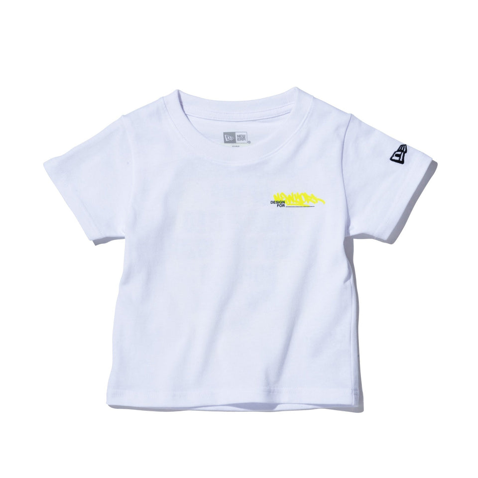 Child 半袖 コットン Tシャツ グラフィティ ホワイト | ニューエラ