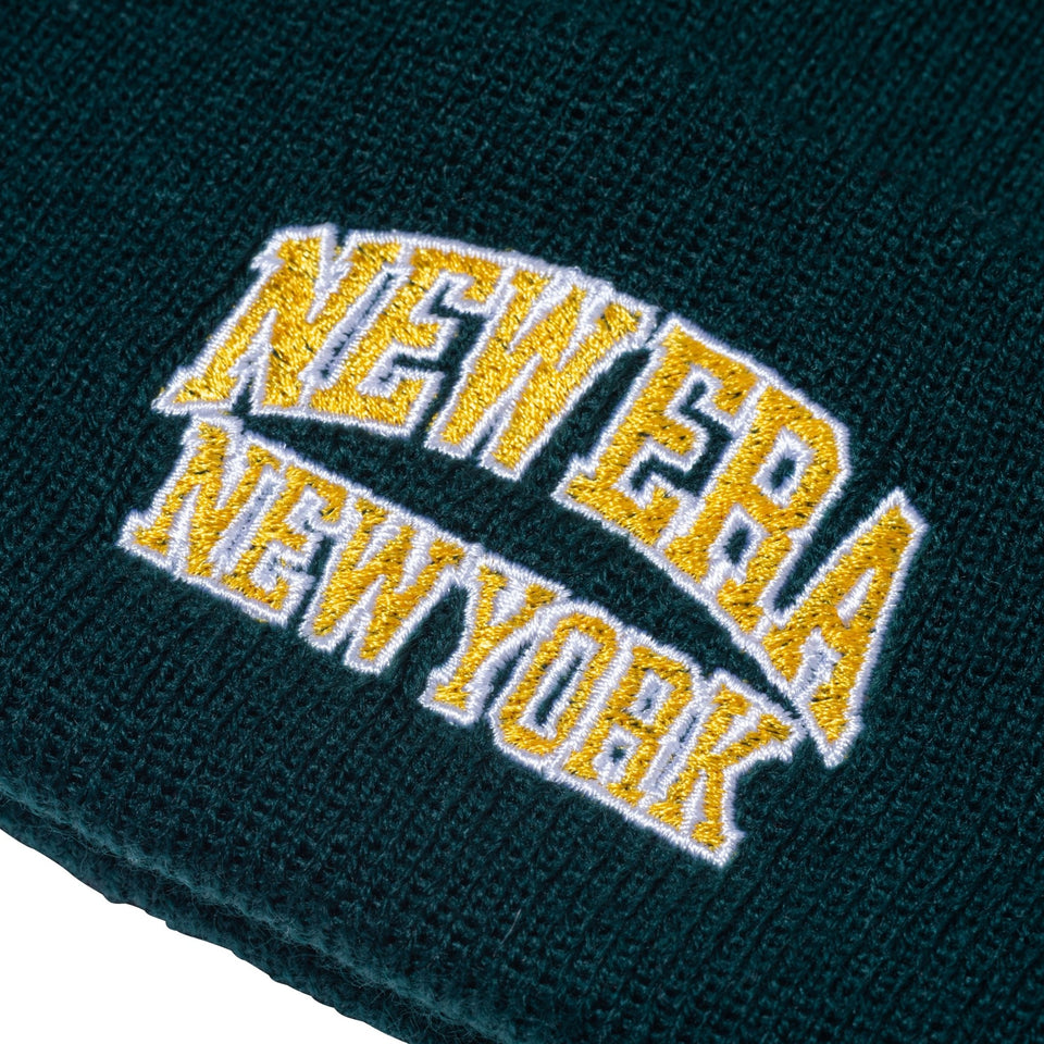 ベーシック カフニット College Logo カレッジロゴ ダークグリーン - 13328075-OSFM | NEW ERA ニューエラ公式オンラインストア