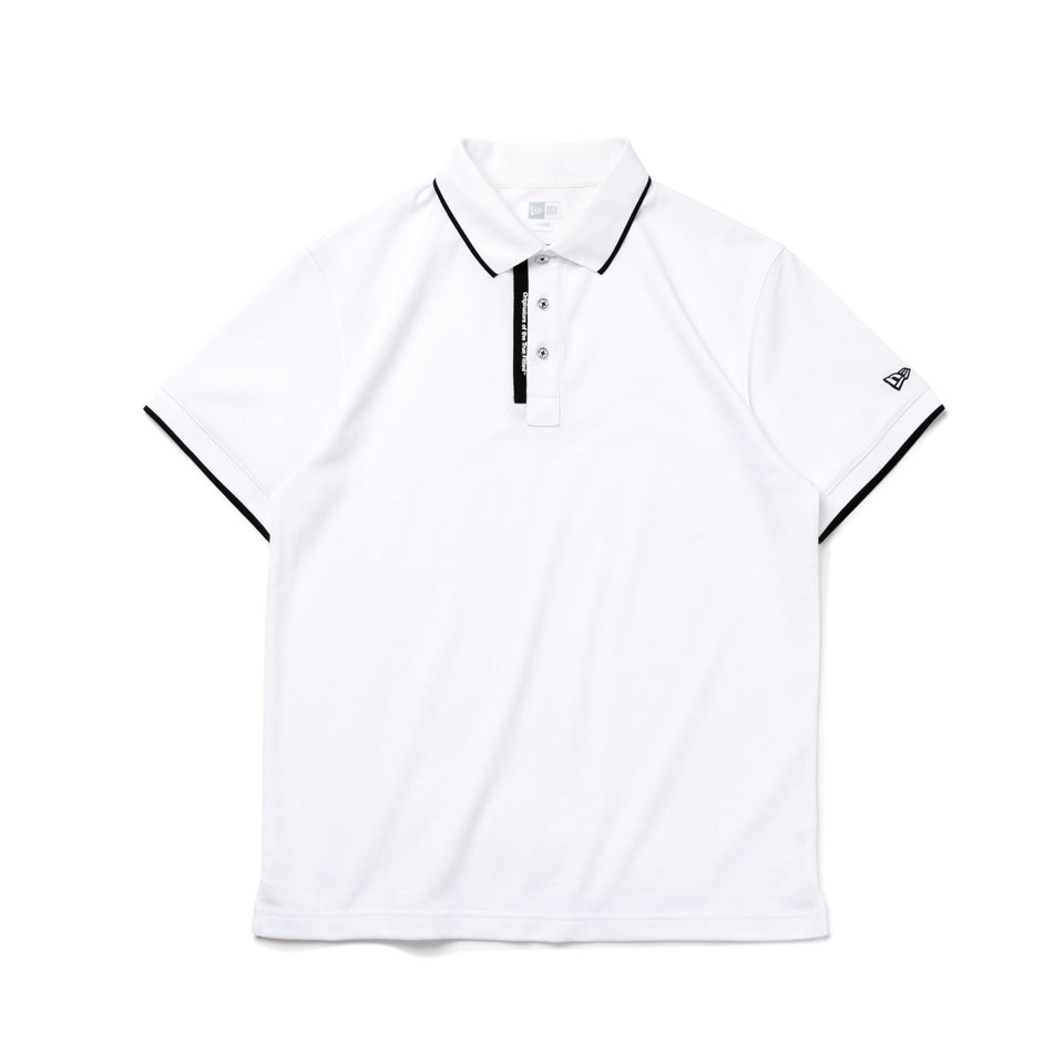 ゴルフ】 半袖 鹿の子 ポロシャツ Color Collar ホワイト | ニューエラ