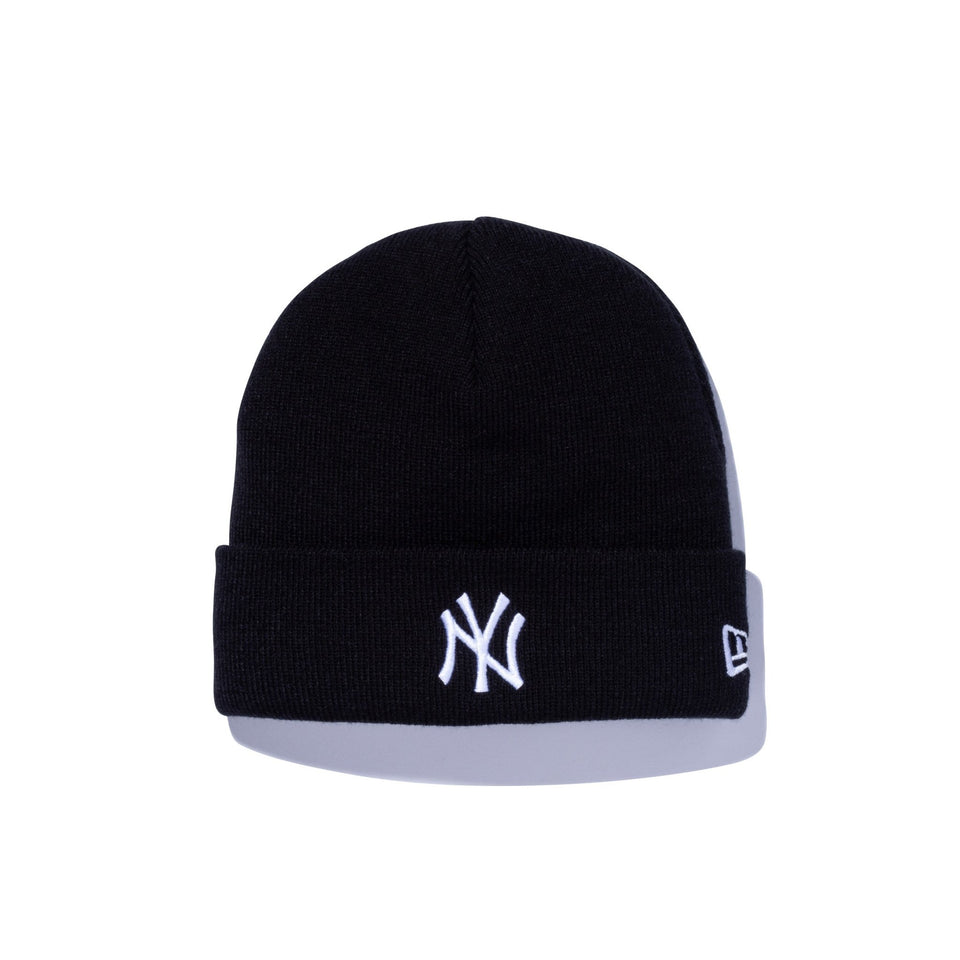 Kid's ベーシックカフニット チームロゴ ニューヨーク・ヤンキース ブラック - 12854450-OSFM | NEW ERA ニューエラ公式オンラインストア