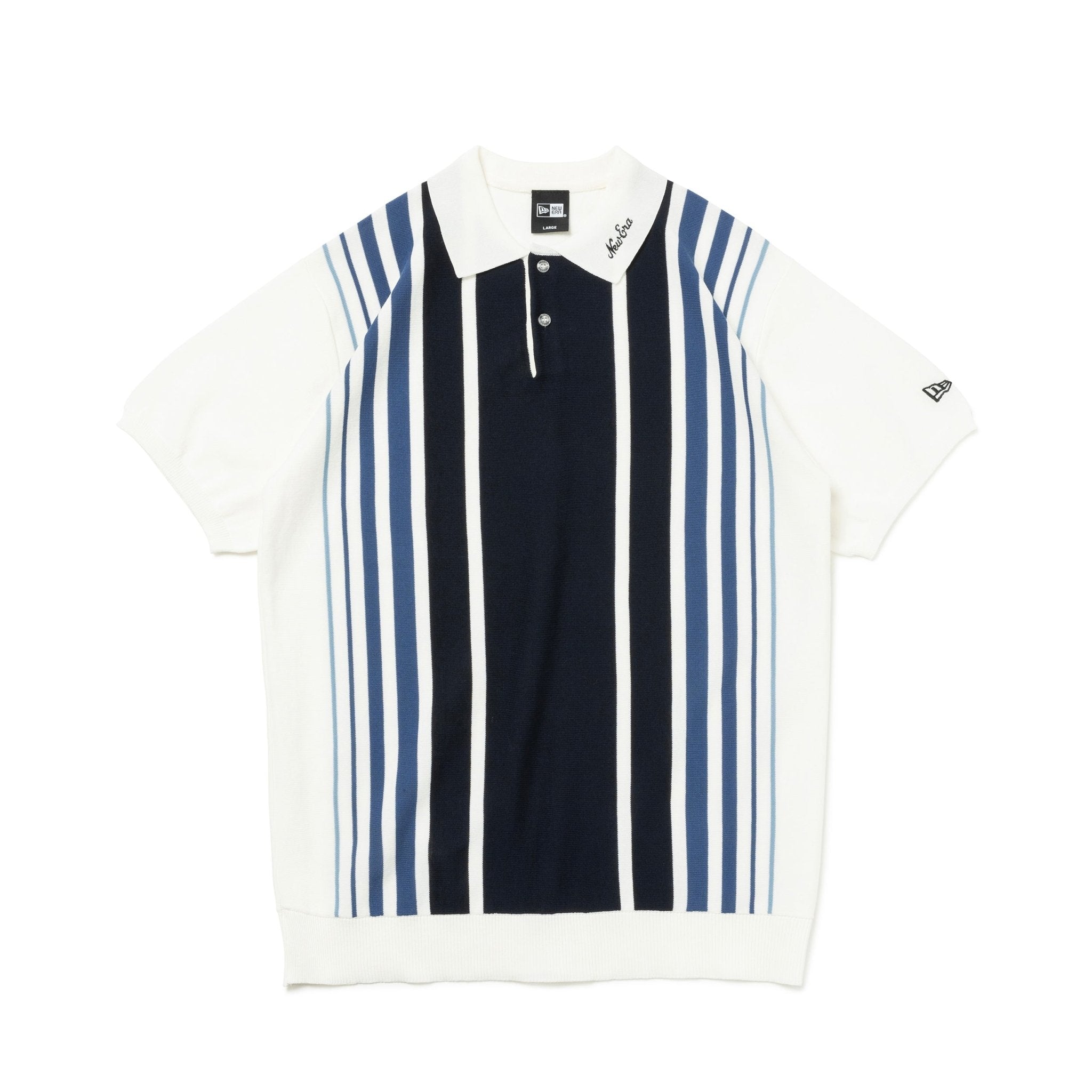 ゴルフ】半袖 ニット ポロシャツ Knit Polo ホワイト | ニューエラ 