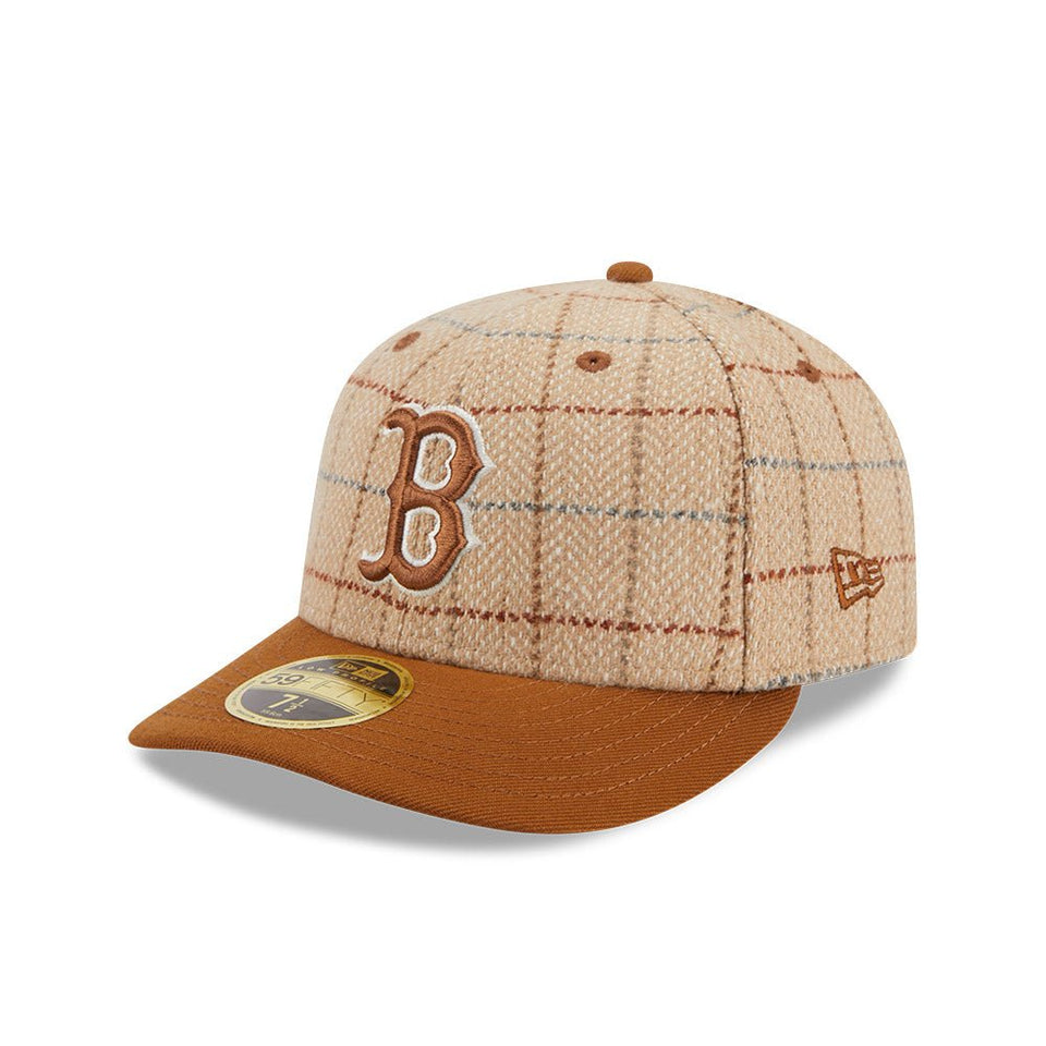 LP 59FIFTY Herringbone Check ボストン・レッドソックス ヘリンボーンチェック ベージュ