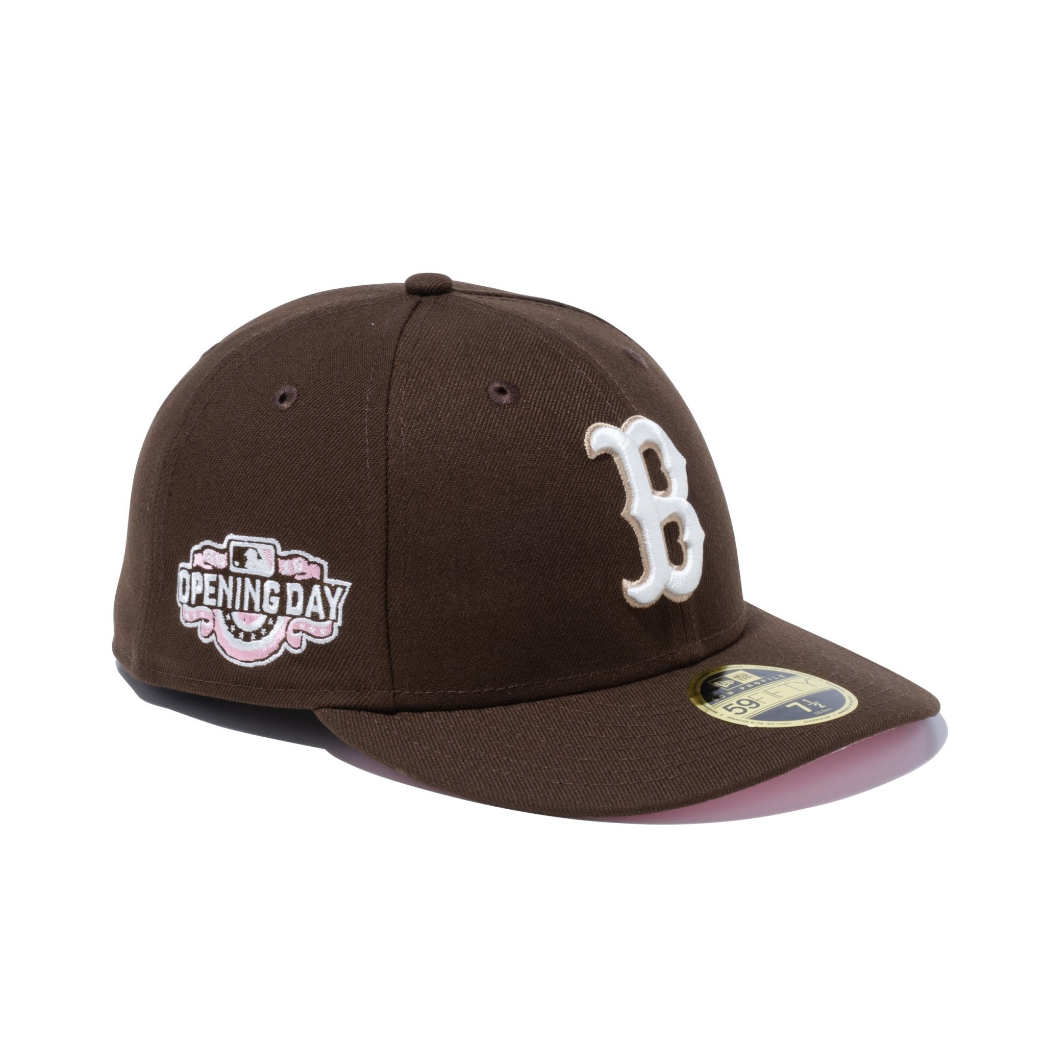 LP 59FIFTY MLB Opening Day ボストン・レッドソックス ウォルナット ピンクアンダーバイザー