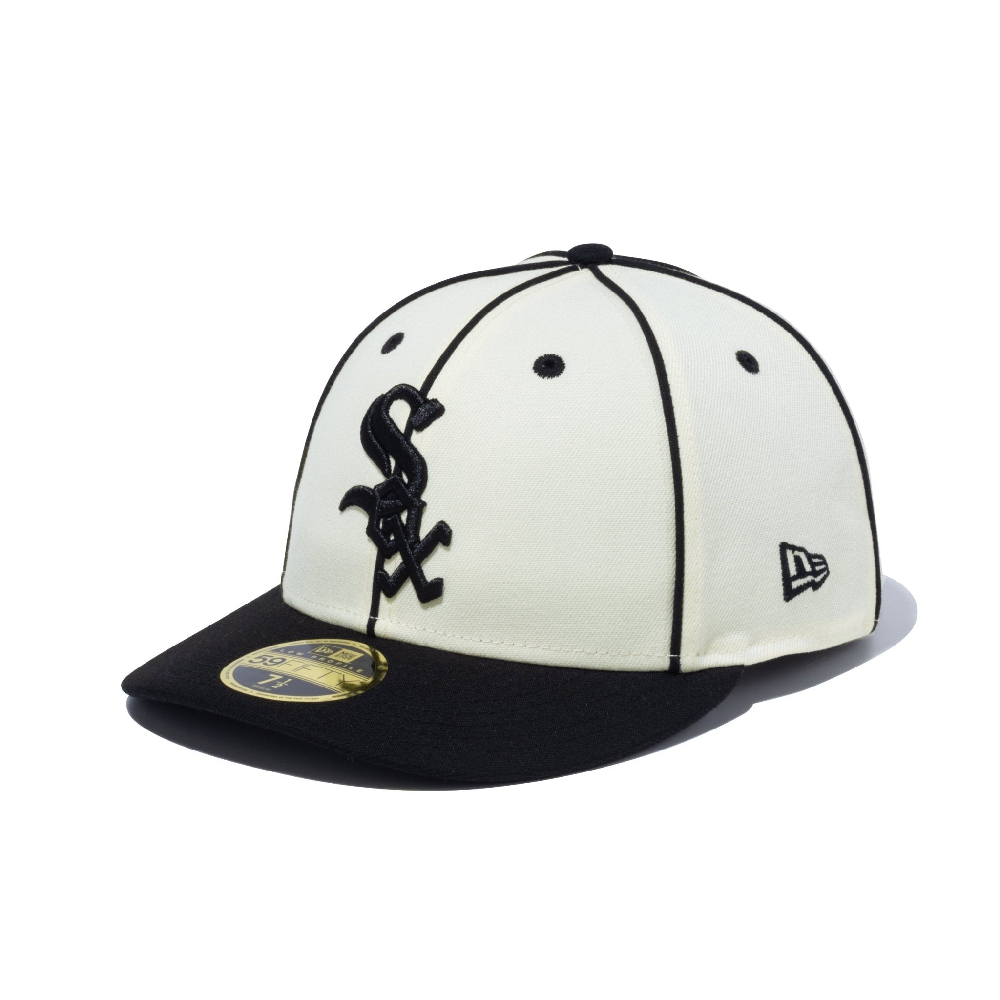 LP 59FIFTY MLB Piping シカゴ・ホワイトソックス クロームホワイト 