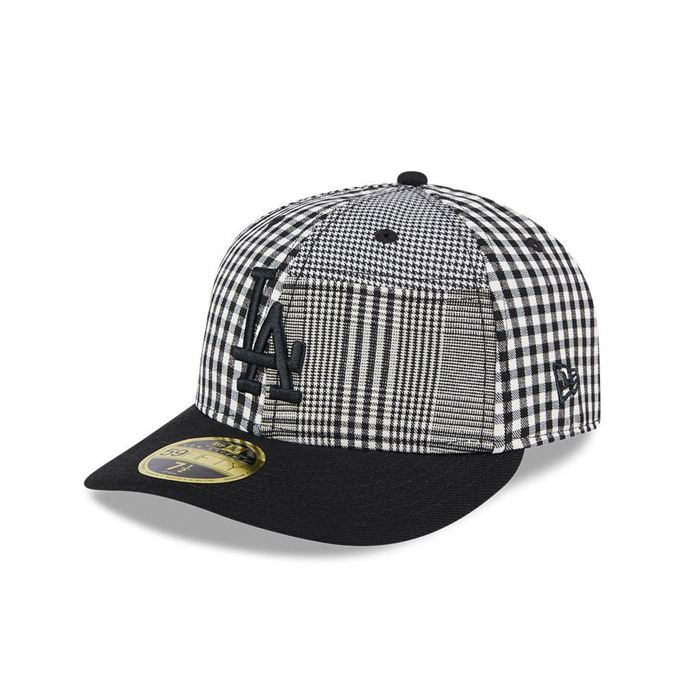 LP 59FIFTY Patch Plaid ロサンゼルス・ドジャース ブラックチェック