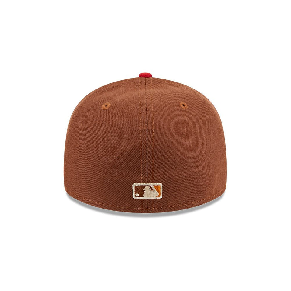 LP 59FIFTY Tiramisu ロサンゼルス・エンゼルス ブラウン スカーレットバイザー - 13748016-700 | NEW ERA ニューエラ公式オンラインストア