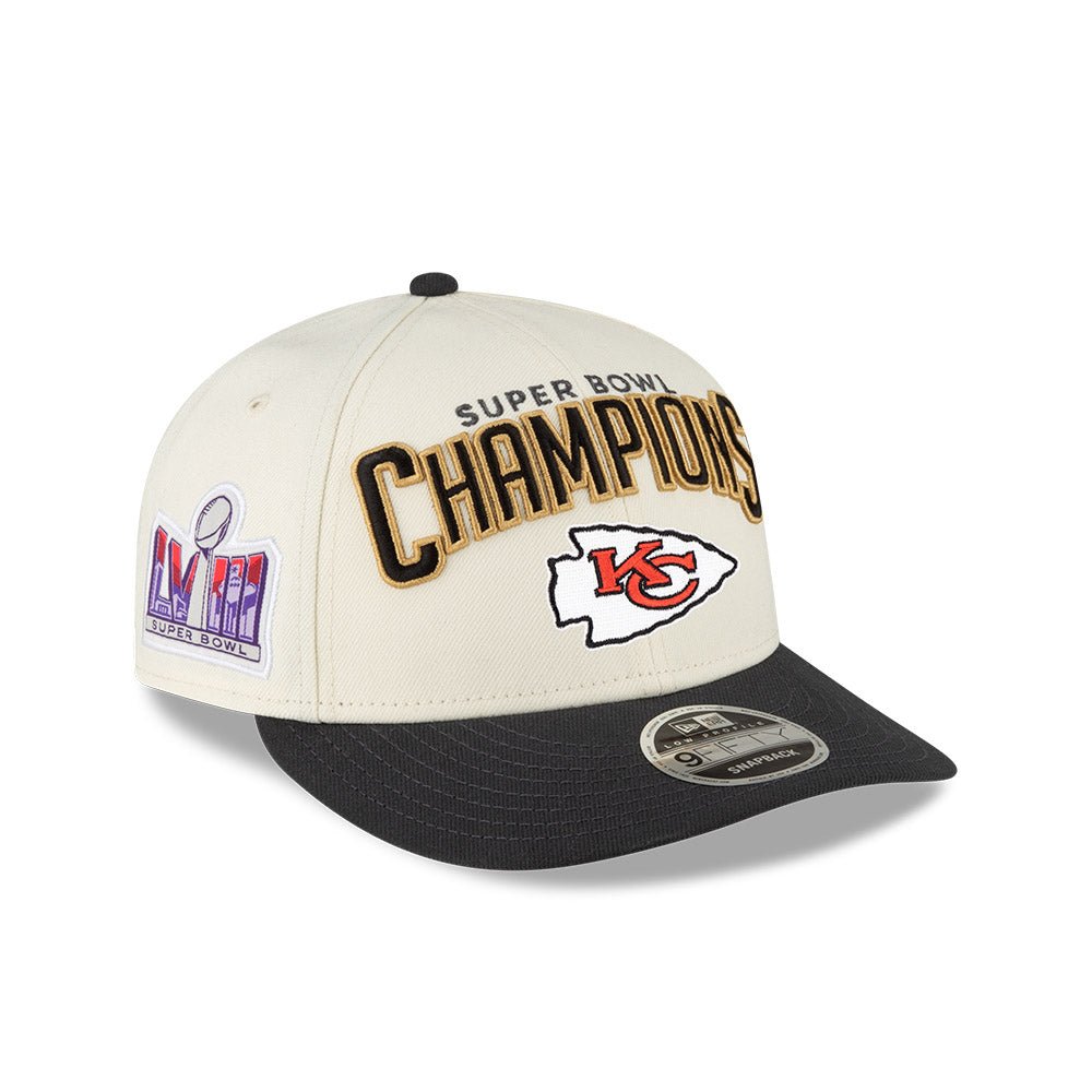 LP 9FIFTY NFL Super Bowl LVIII カンザスシティ・チーフス CHAMPIONS ロッカールームキャップ クローム |  ニューエラオンラインストア