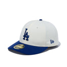 LP59FIFTY MLB 2-Tone ロサンゼルス・ドジャース クロームホワイト ダークロイヤルバイザー - 13327782-700 | NEW ERA ニューエラ公式オンラインストア