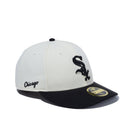 LP59FIFTY MLB 2-Tone シカゴ・ホワイトソックス クロームホワイト ブラックバイザー - 13327787-700 | NEW ERA ニューエラ公式オンラインストア