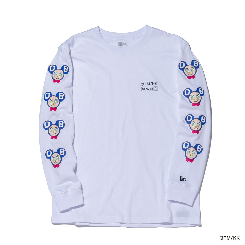 L/S RELAXED FIT COTTON TEE TAKASHI MURAKAMI DOB WHITE | ニューエラ