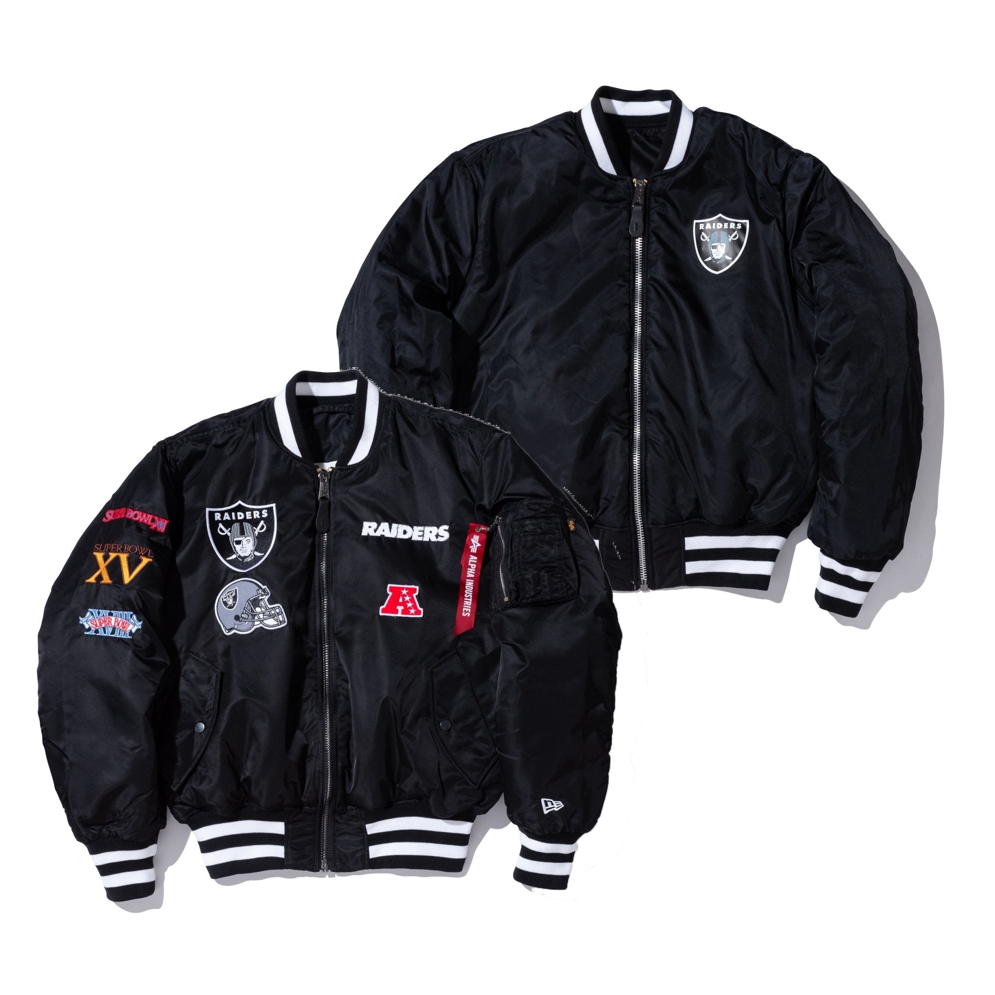 MA-1 NFL x Alpha Industries ラスベガス・レイダース ブラック 