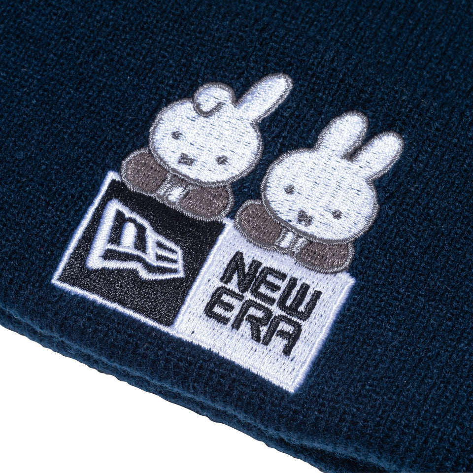 ベーシック カフニット miffy ミッフィー ボックスロゴ ネイビー - 13327958-OSFM | NEW ERA ニューエラ公式オンラインストア