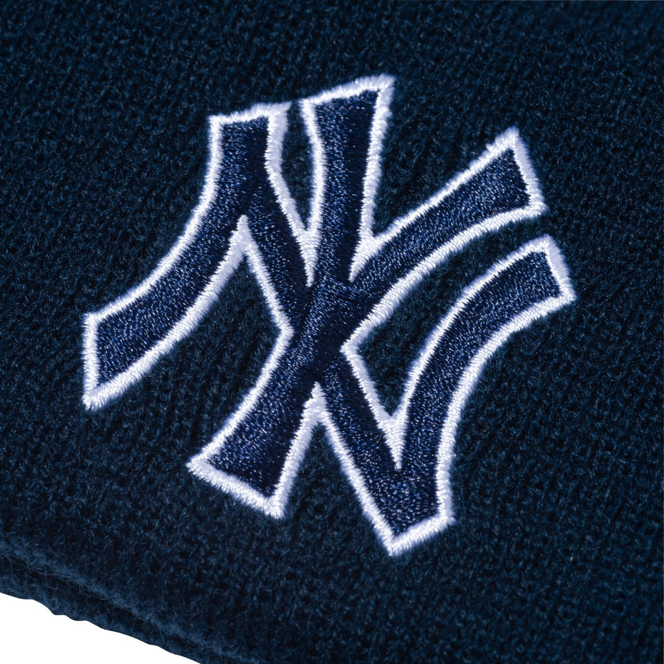 ベーシック カフニット MLB Team Logo ニューヨーク・ヤンキース ネイビー - 13328047-OSFM | NEW ERA ニューエラ公式オンラインストア