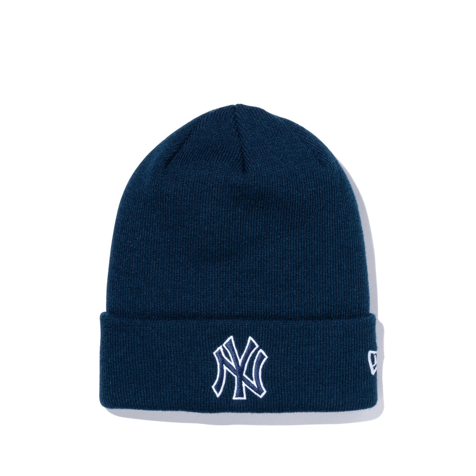 ベーシック カフニット MLB Team Logo ニューヨーク・ヤンキース ネイビー - 13328047-OSFM | NEW ERA ニューエラ公式オンラインストア