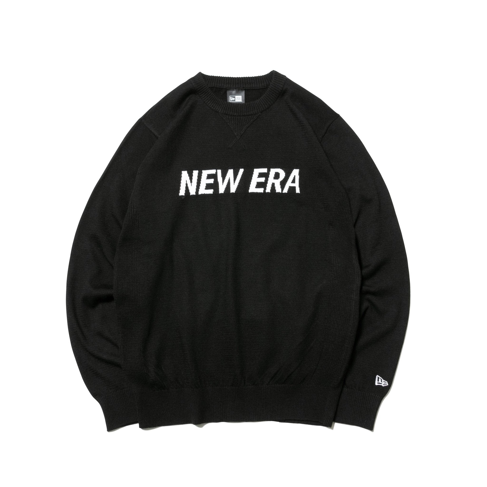 【ゴルフ】 ニットセーター NEW ERA ブラック × ホワイト