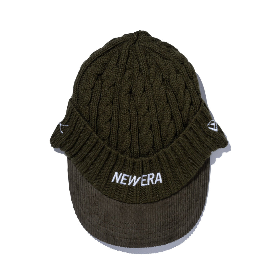 ゴルフ】バイザーニット ケーブル NEW ERA オリーブ | ニューエラ