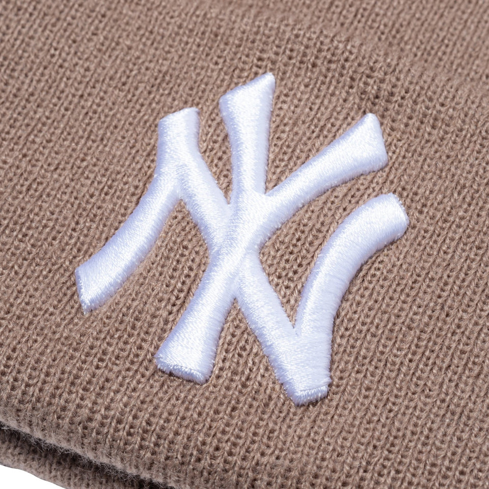 ポンポンニット New York Yankees ニューヨーク・ヤンキース ベージュ - 13327606-OSFM | NEW ERA ニューエラ公式オンラインストア