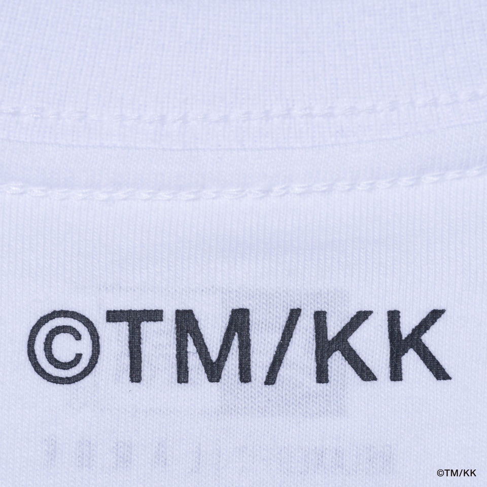 S/S RELAXED FIT COTTON TEE TAKASHI MURAKAMI KAIKAI KIKI WHITE