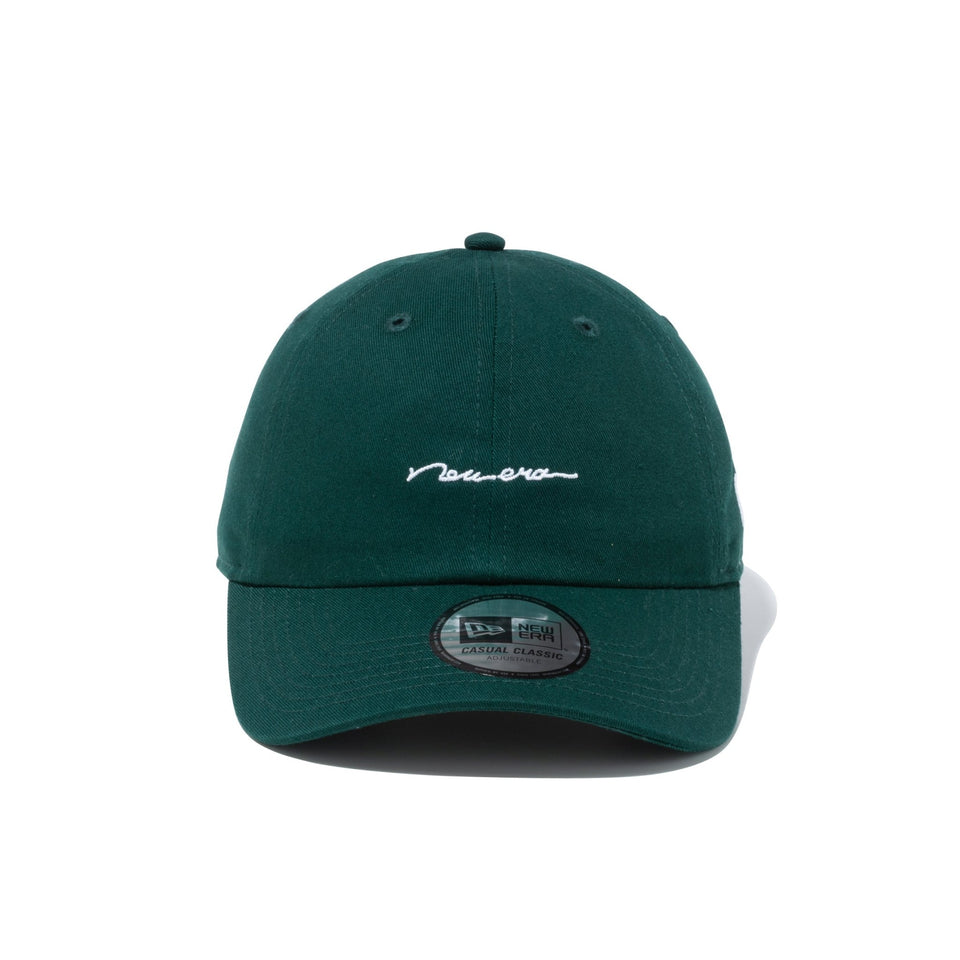 カジュアルクラシック Strap Logo スクリプトロゴ ダークグリーン - 13515750-OSFM | NEW ERA ニューエラ公式オンラインストア