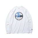 長袖 パフォーマンス Tシャツ ギャラクシー バイザーステッカー ホワイト レギュラーフィット - 12542671-S | NEW ERA ニューエラ公式オンラインストア