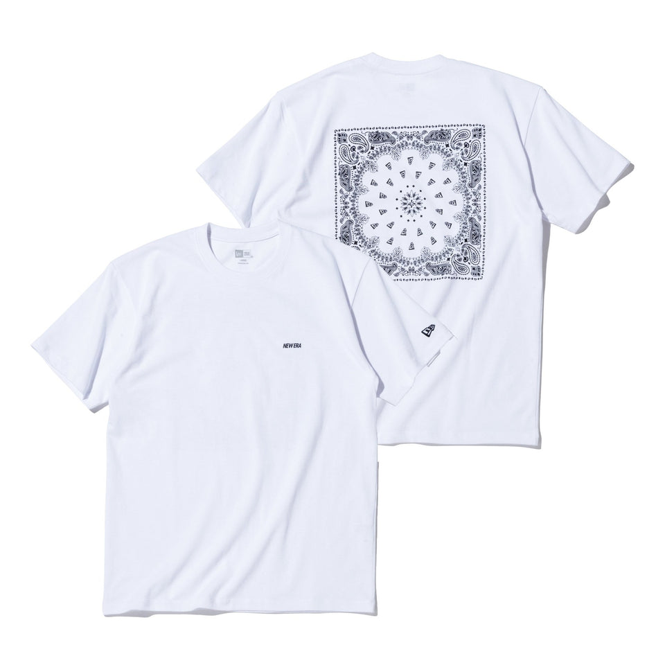 半袖 コットン Tシャツ ペイズリー ホワイト レギュラーフィット - 13773408-S | NEW ERA ニューエラ公式オンラインストア