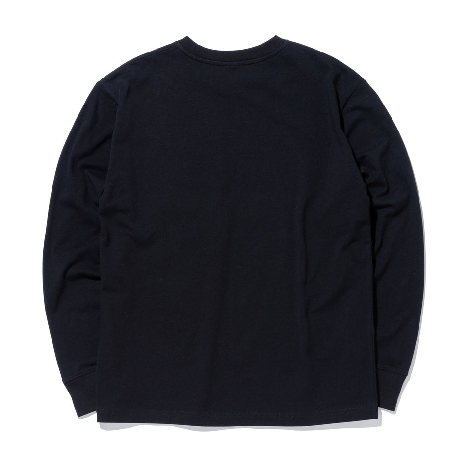 長袖 ポケット Tシャツ BLACK LABEL FW23 フラッグロゴ ブラック