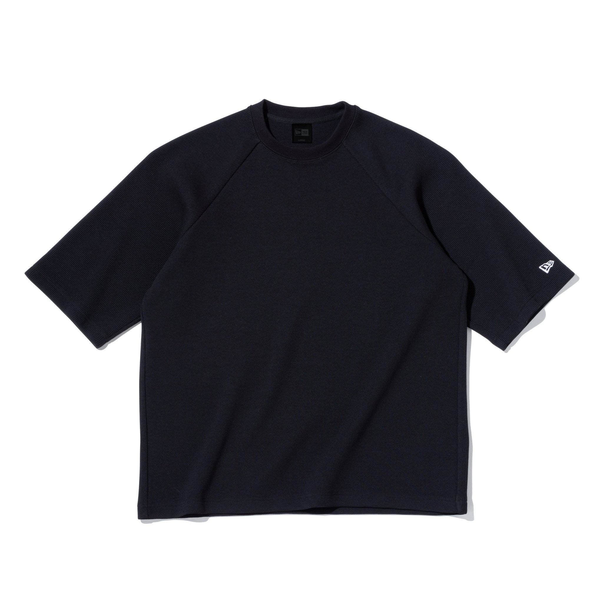 半袖 ワッフル Tシャツ オーバーサイズド BLACK LABEL SS23 ブラック