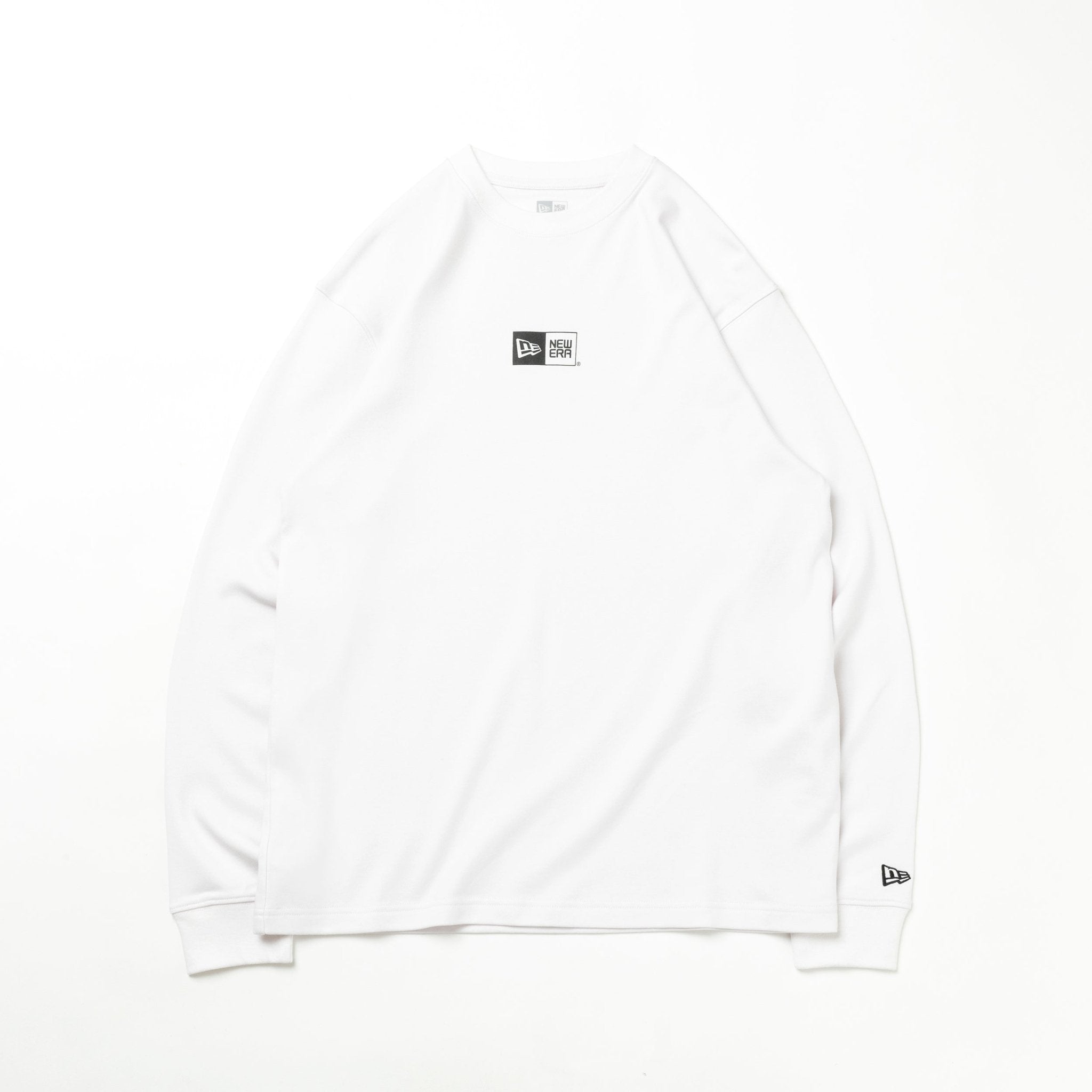 長袖 ウォーム Tシャツ Box Logo ボックスロゴ オフホワイト