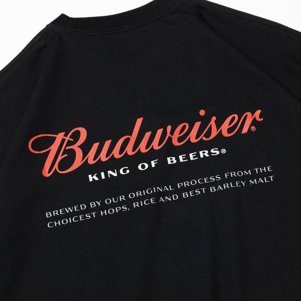 半袖 オーバーサイズド コットン Tシャツ Budweiser バドワイザー