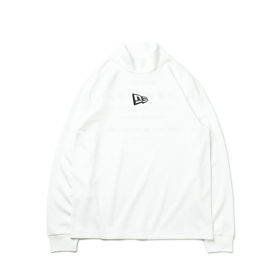 【ゴルフ】 ハイカラー 長袖 パフォーマンス Tシャツ Flag Logo フラッグロゴ オフホワイト - 13762697-S | NEW ERA ニューエラ公式オンラインストア