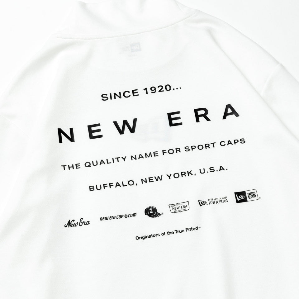 【ゴルフ】 ハイカラー 長袖 パフォーマンス Tシャツ Flag Logo フラッグロゴ オフホワイト - 13762697-S | NEW ERA ニューエラ公式オンラインストア