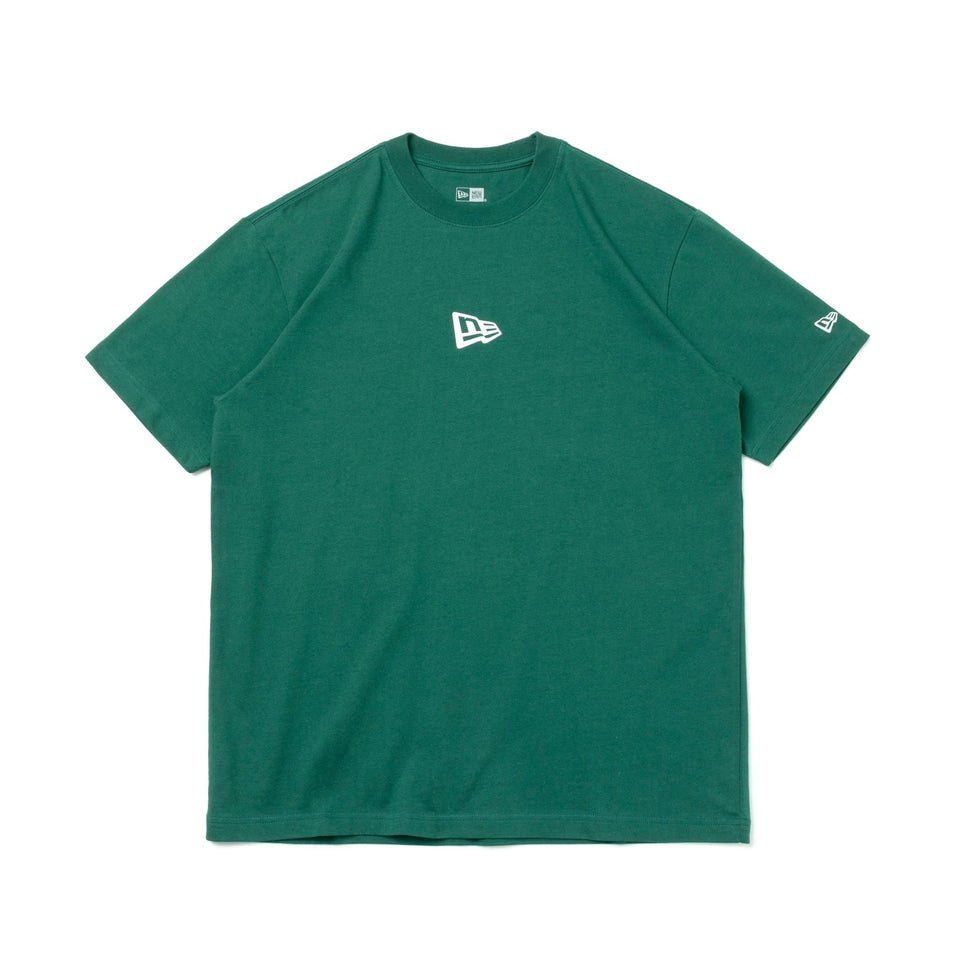 半袖 コットン Tシャツ Flag Logo Mini フラッグロゴ ダークグリーン レギュラーフィット - 13534572-S | NEW ERA ニューエラ公式オンラインストア
