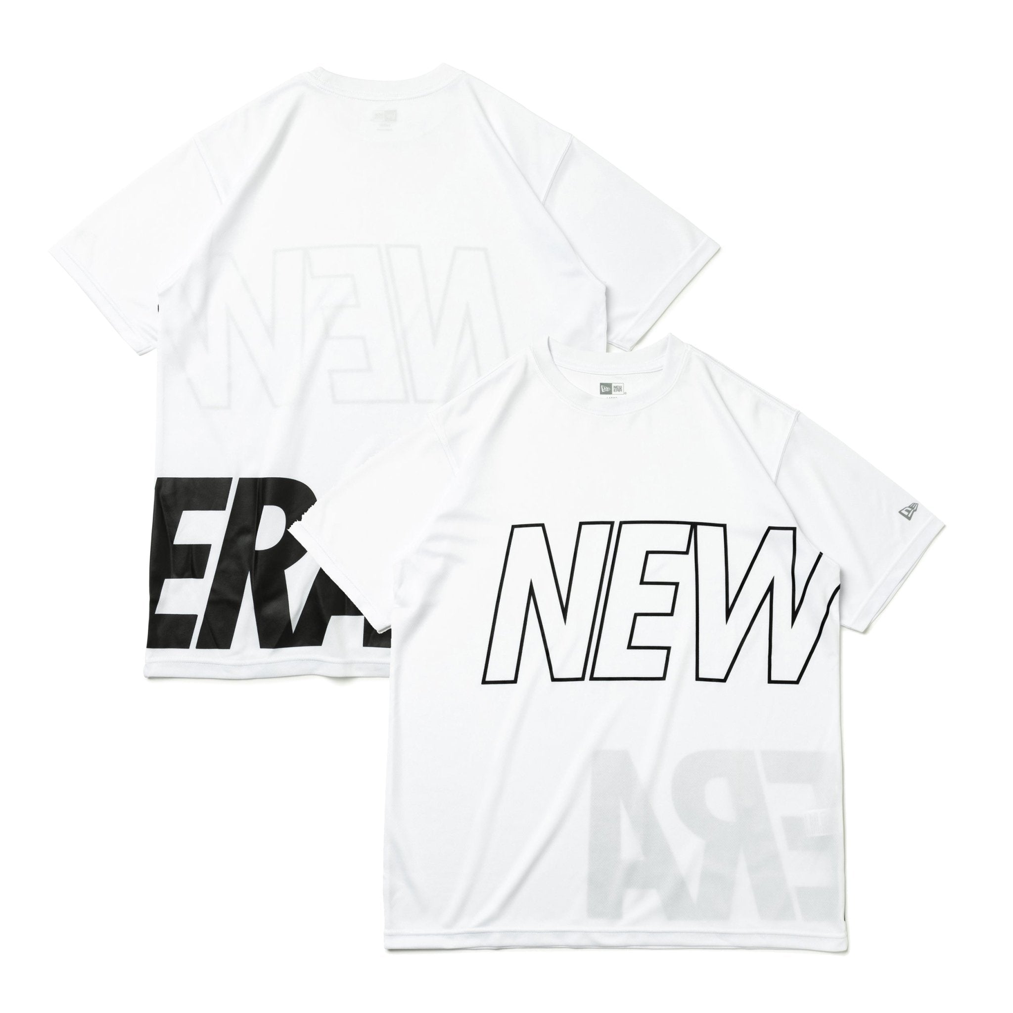 半袖 テック Tシャツ Front & Back Logo ホワイト【Performance