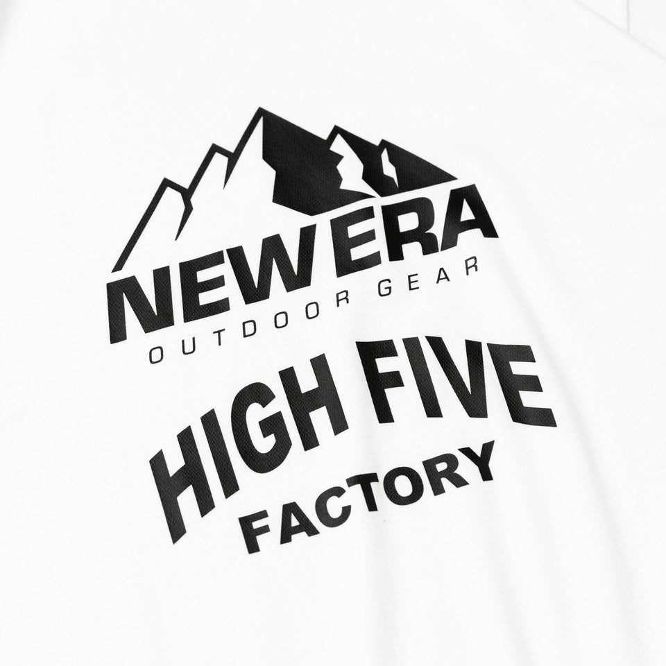 半袖 パフォーマンス Tシャツ HIGH FIVE FACTORY ロゴ ホワイト