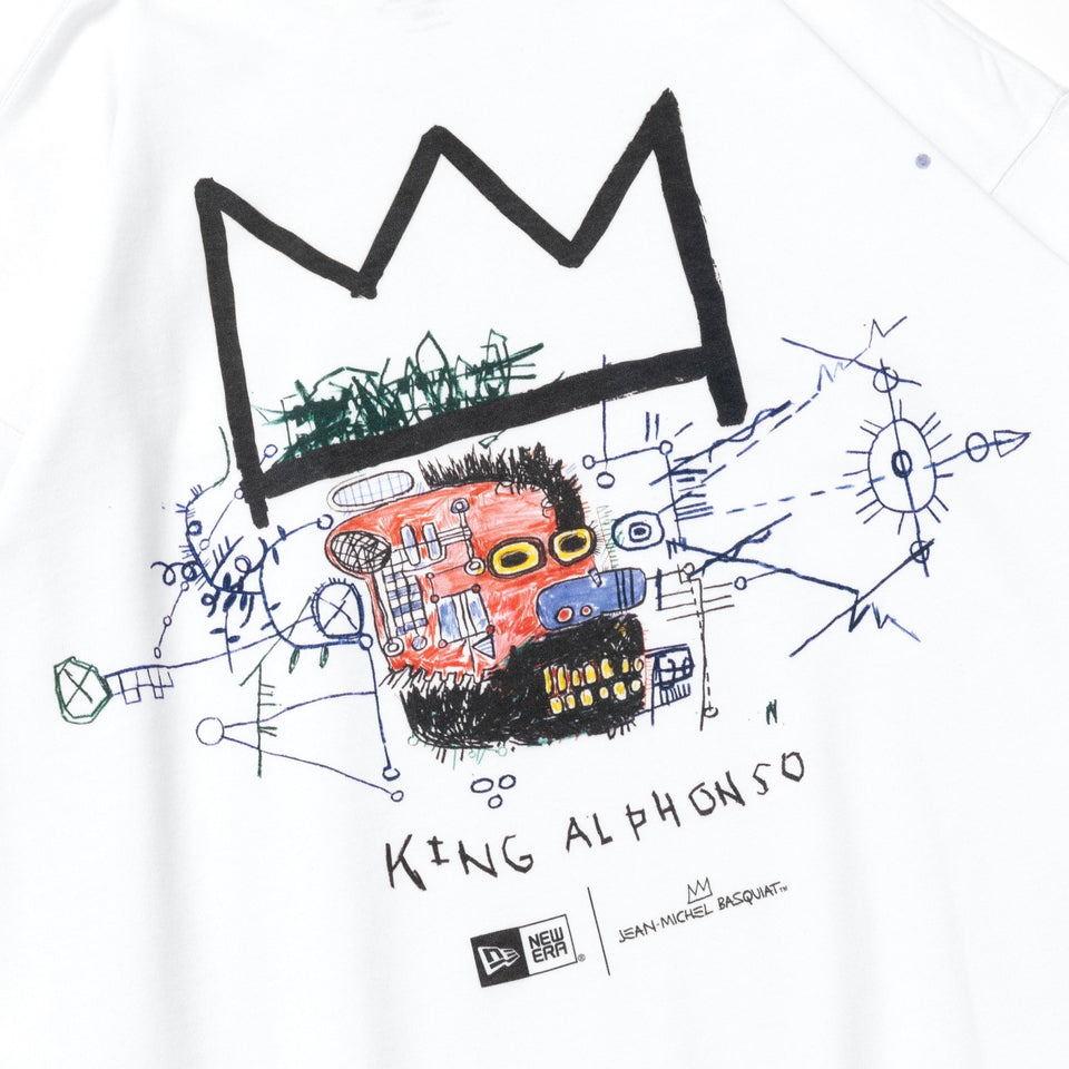 長袖 オーバーサイズド コットン Tシャツ JEAN MICHEL BASQUIAT ジャン