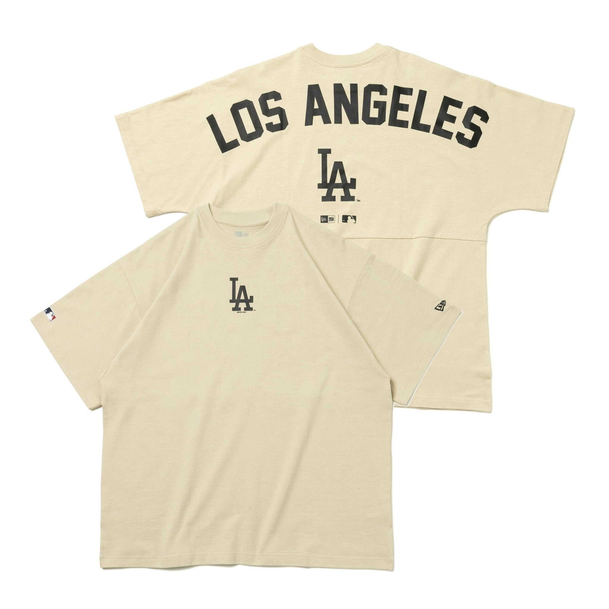 半袖 オーバーサイズド ドロップショルダー コットン Tシャツ MLB