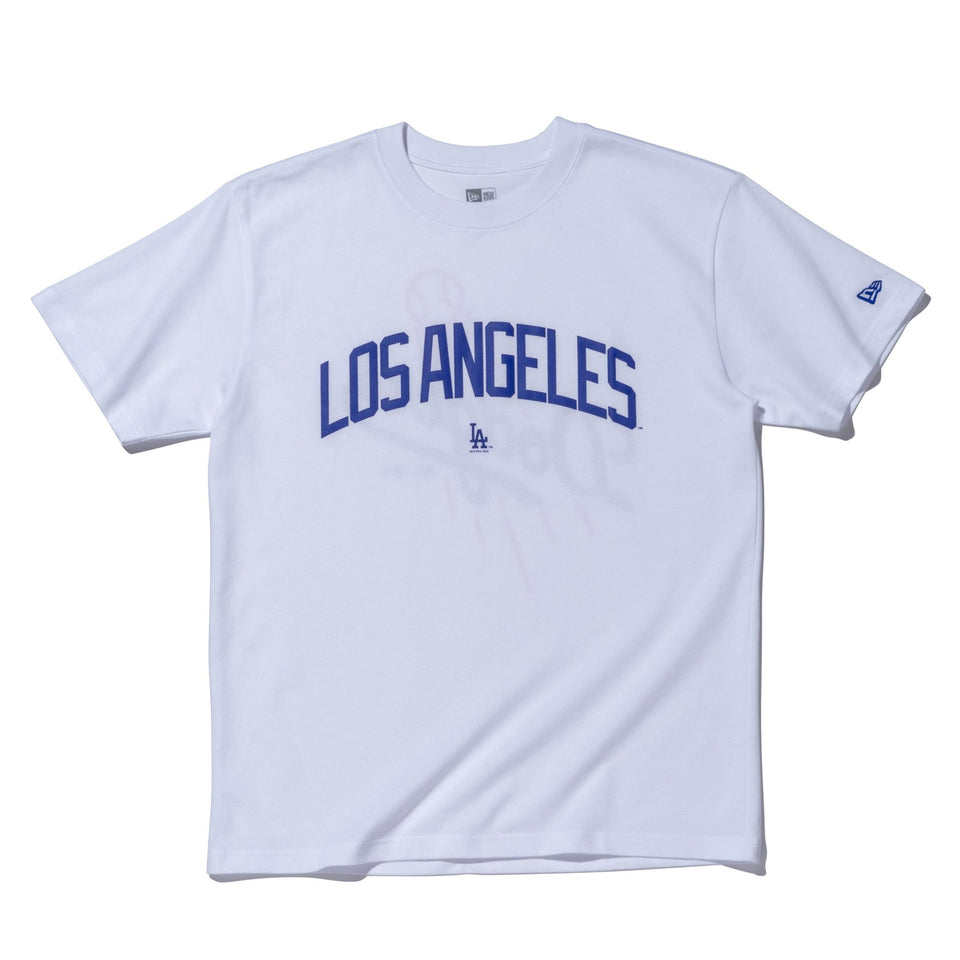 半袖 コットン Tシャツ MLB アパレル ロサンゼルス・ドジャース LOS ANGELS ホワイト レギュラーフィット - 13061699-S | NEW ERA ニューエラ公式オンラインストア