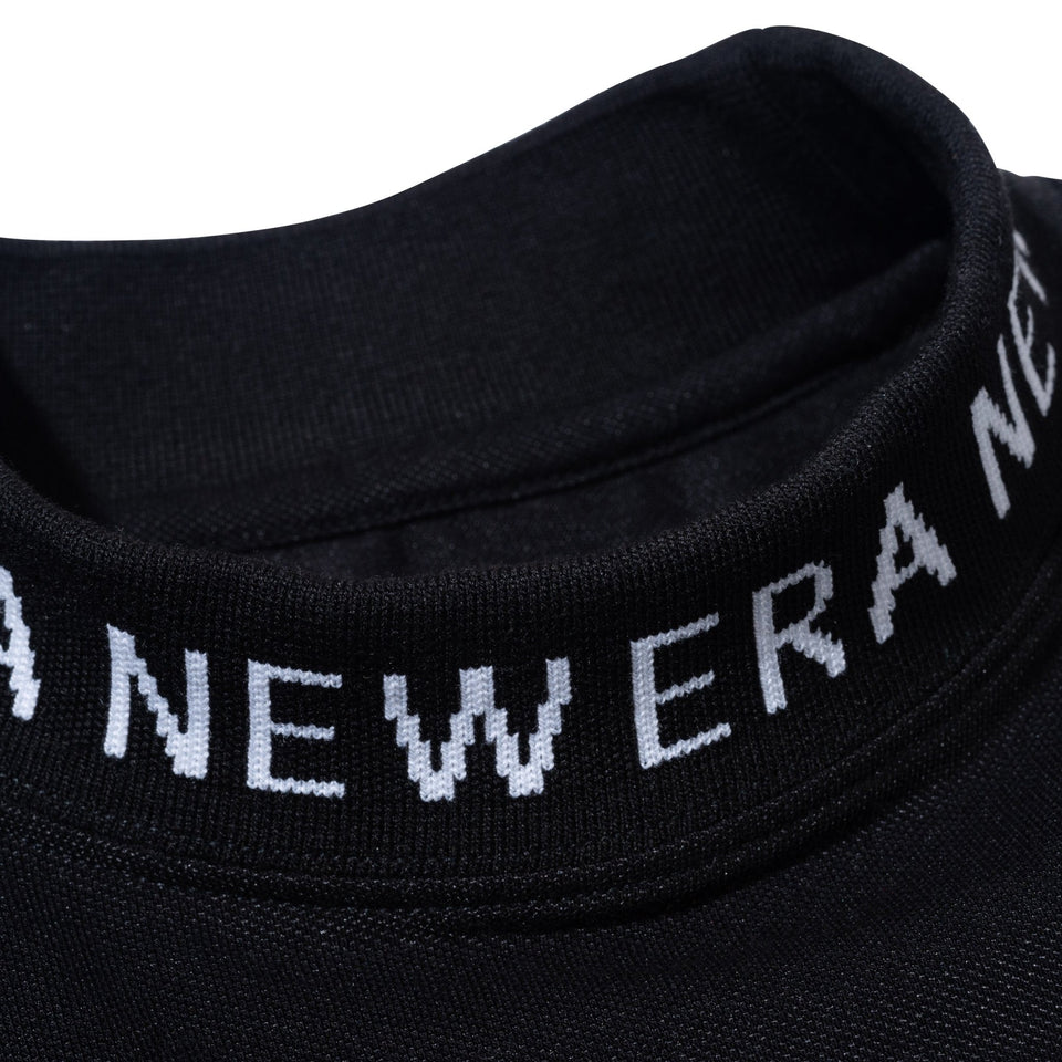 【ゴルフ】 半袖 ミドルネック Tシャツ NEW ERA ロゴ ブラック × ホワイト - 13516917-S | NEW ERA ニューエラ公式オンラインストア