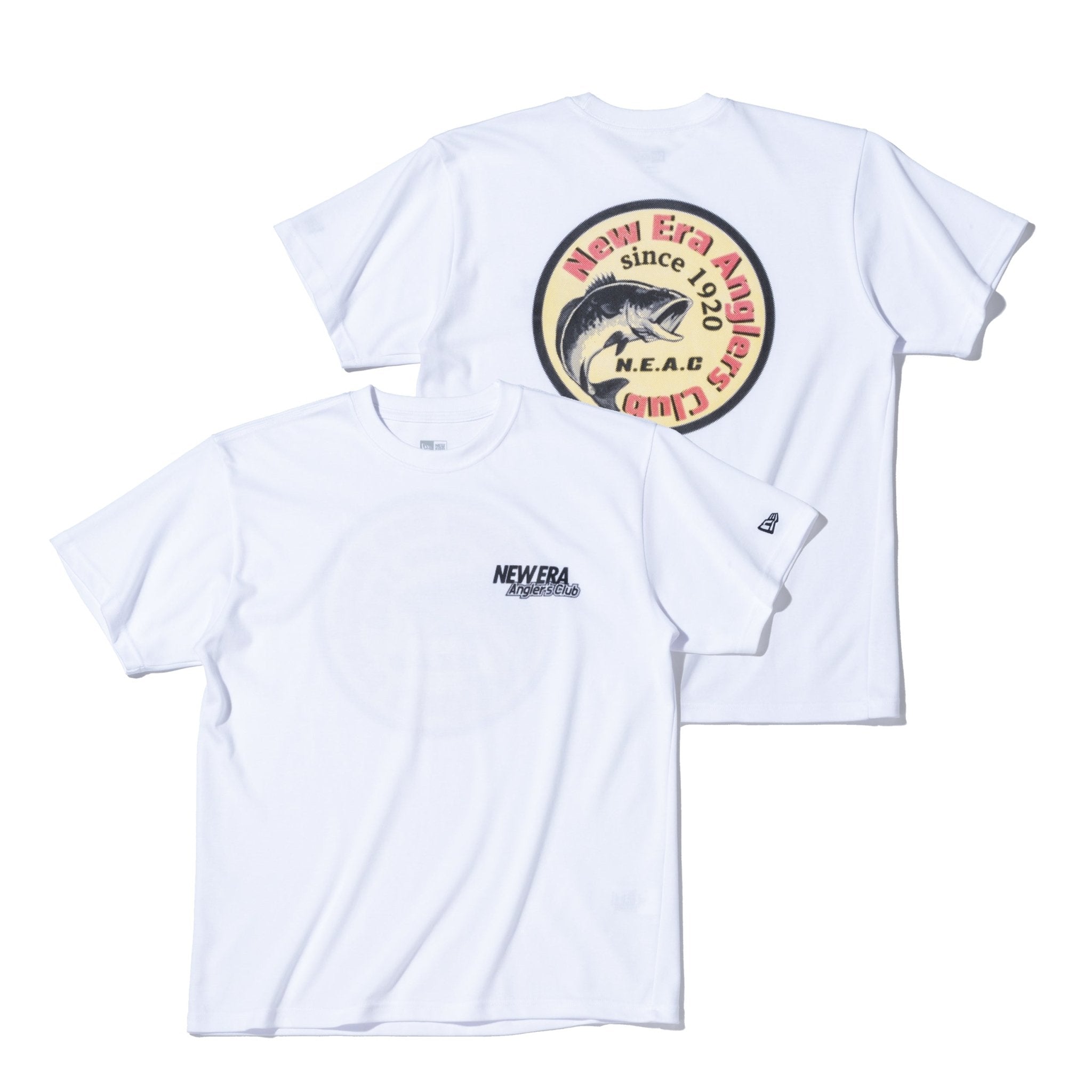 半袖 パフォーマンス Tシャツ NEW ERA Angler Club ホワイト