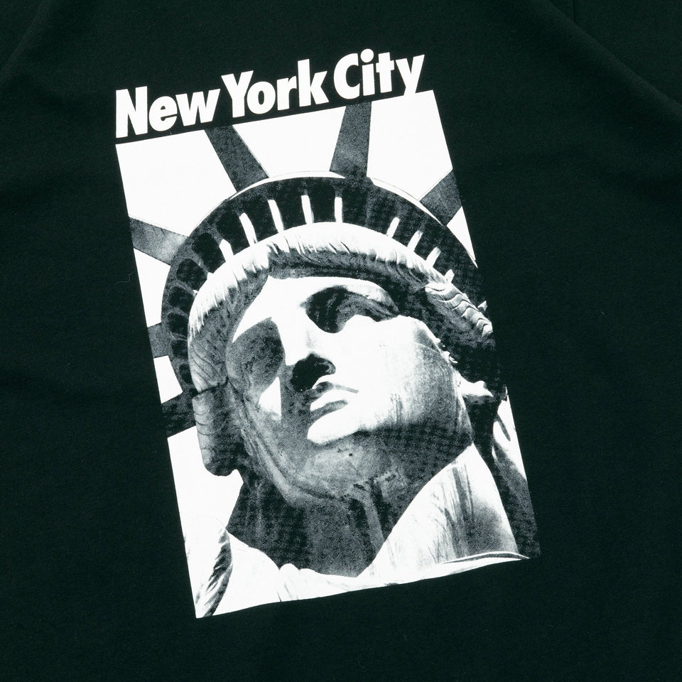 半袖 コットン Tシャツ New York City ブラック レギュラーフィット