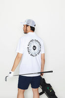 【ゴルフ】 ミドルネック 半袖 鹿の子 Tシャツ Originators of the True Fitted サークルロゴ ホワイト - 13061574-S | NEW ERA ニューエラ公式オンラインストア