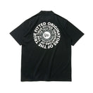 【ゴルフ】 ミドルネック 半袖 鹿の子 Tシャツ Originators of the True Fitted サークルロゴ ブラック - 13061576-S | NEW ERA ニューエラ公式オンラインストア