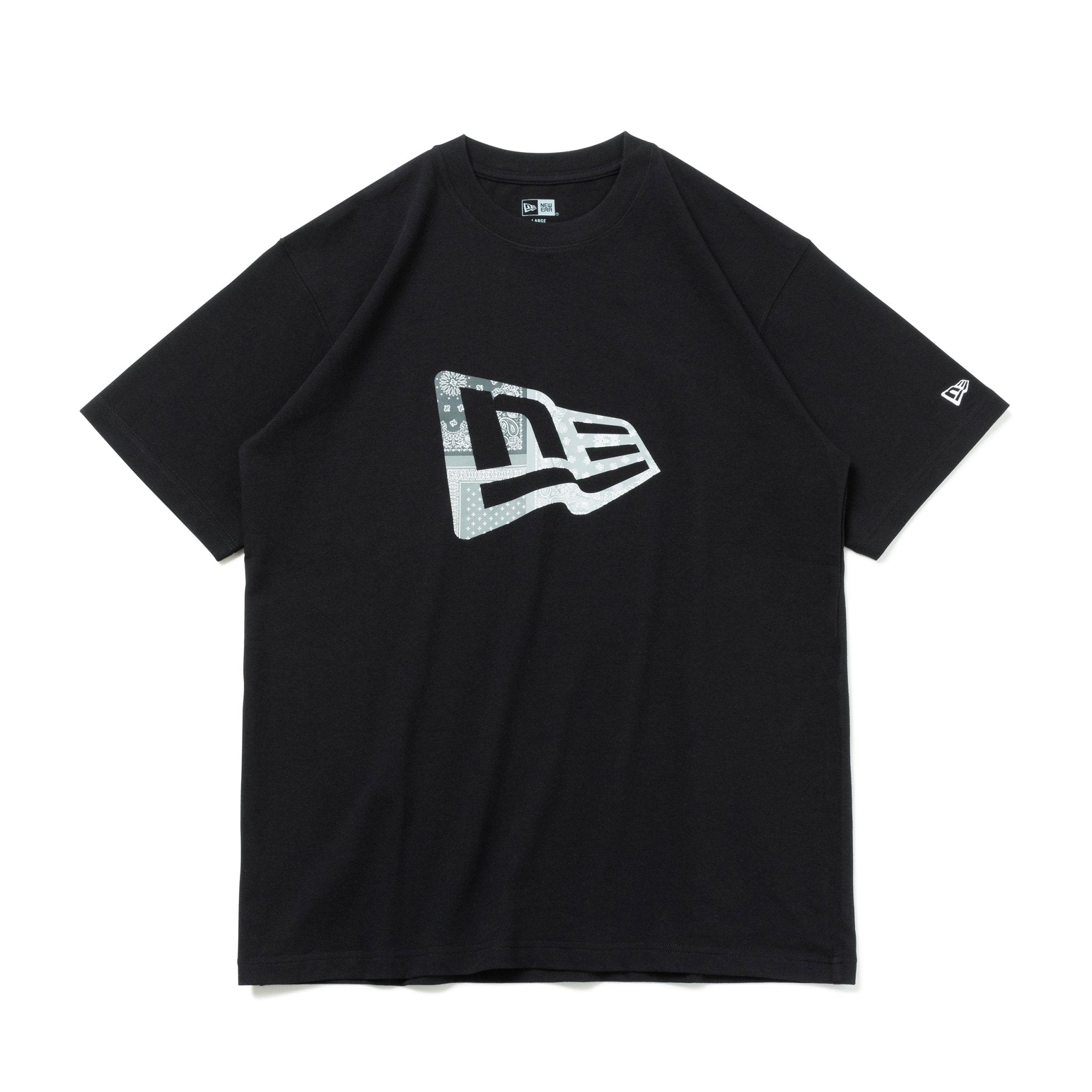 【安い新作】EXAMPLE PAISLEY RAUND LOGO TEE Lサイズ Tシャツ/カットソー(半袖/袖なし)