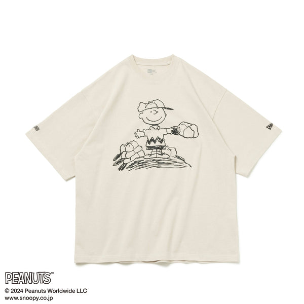 半袖 オーバーサイズド コットン Tシャツ PEANUTS ピーナッツ