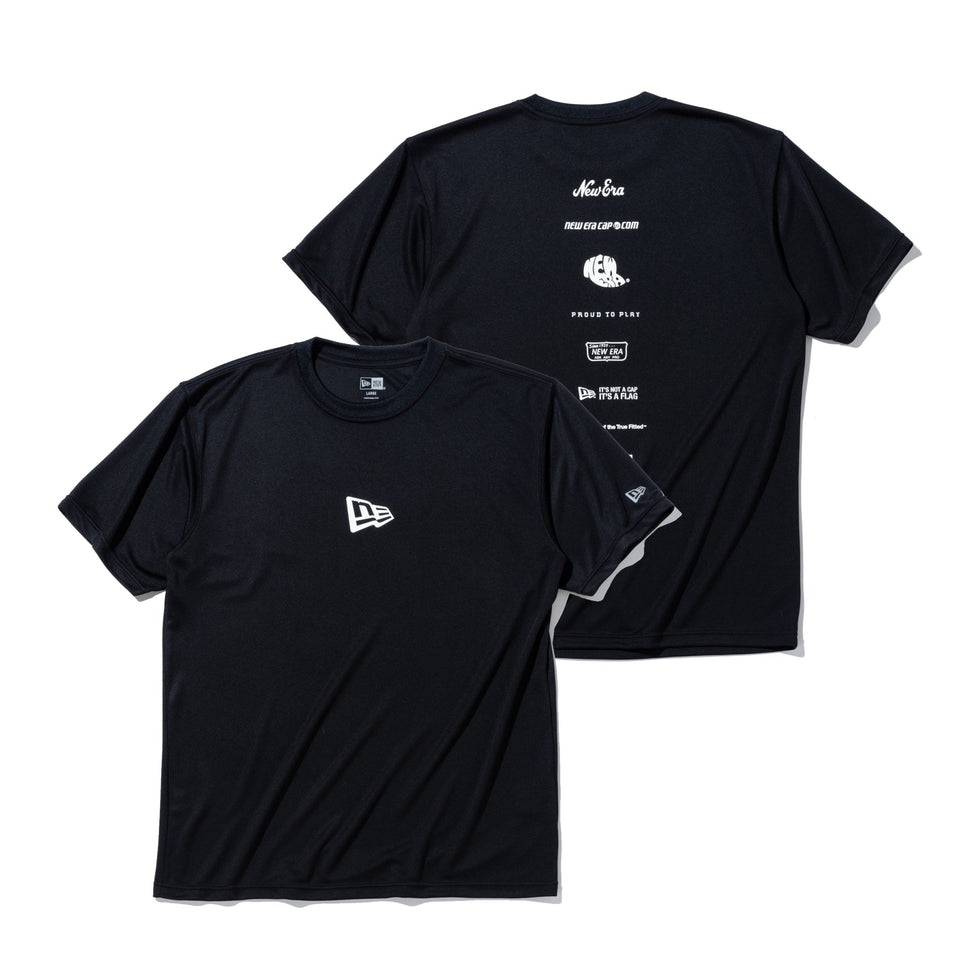 半袖 テックTシャツ クラシックロゴ ブラック 【 Performance Apparel