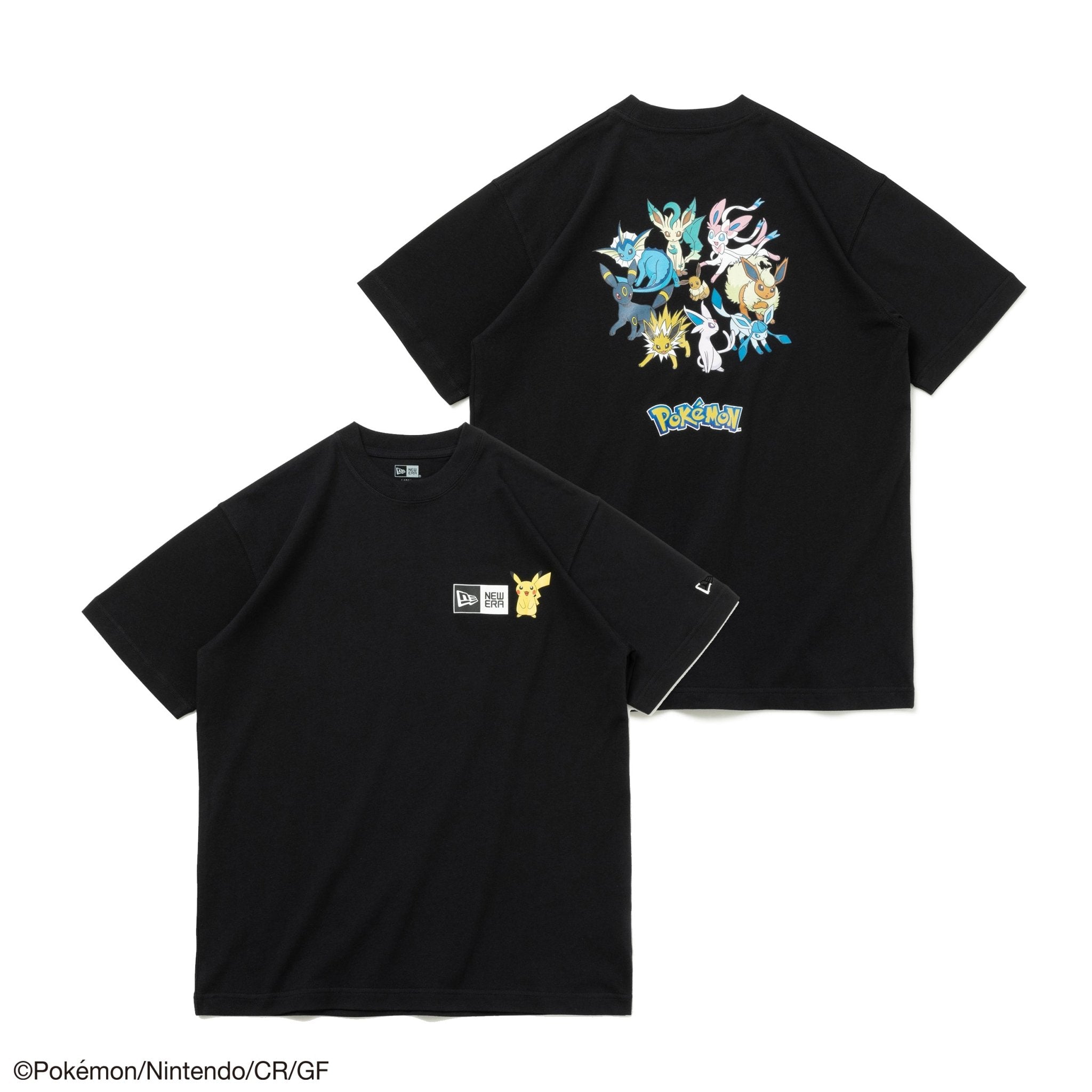 半袖 コットン Tシャツ Pokémon ポケモン ピカチュウ イーブイフレンズ