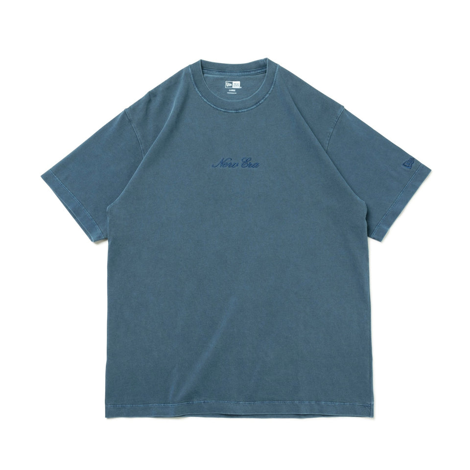 半袖 コットン Tシャツ Script Logo スクリプトロゴ ネイビー