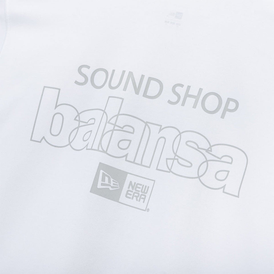 半袖 パフォーマンス Tシャツ SOUND SHOP balansa キャップテーブル ホワイト - 13870625-S | NEW ERA ニューエラ公式オンラインストア