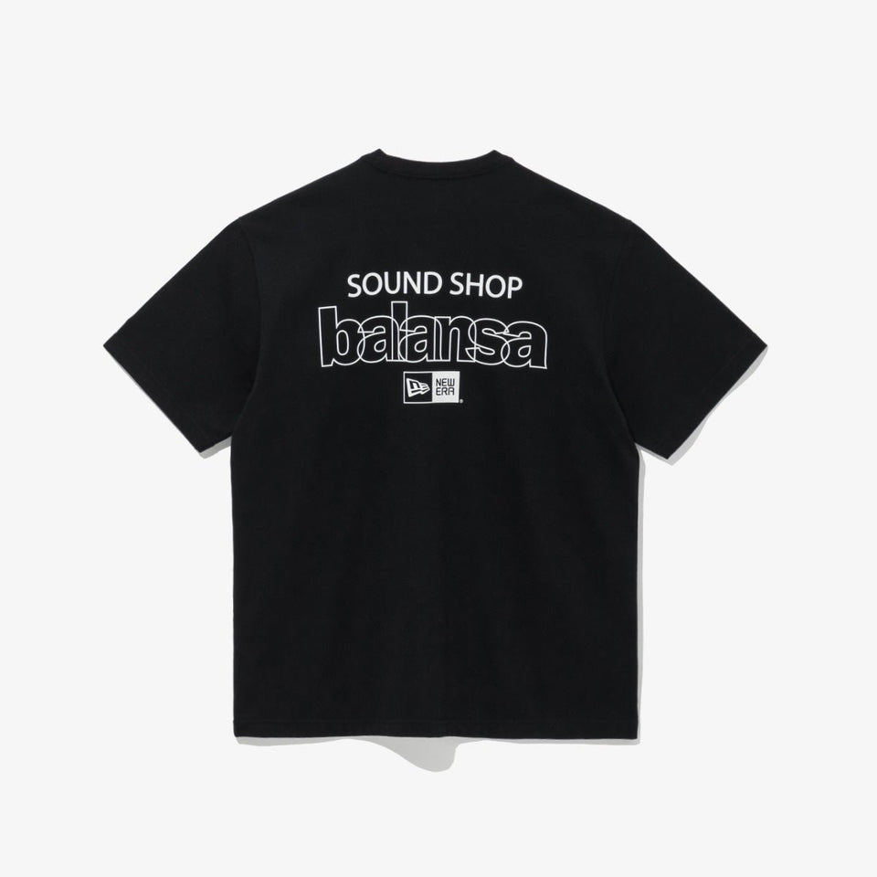 半袖 パフォーマンス Tシャツ SOUND SHOP balansa キャップテーブル ブラック | ニューエラオンラインストア